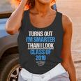 Graduation Turns Out Im Smarter Than I Look Unisex Tank Top