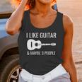 I Like Guitar & Maybe 3 People Music Introvert Guitar Unisex Tank Top