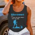 Hike-Trovert Hiking Humor Definition Introvert Unisex Tank Top