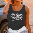 I'm From The 1900s Handwritten Calligraphy Unisex Tank Top