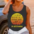 I'm Outstanding Retro Introvert Mountain Trip Lover Unisex Tank Top I'm Outstanding Retro Introvert Mountain Trip Lover Unisex Tank Top
