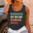 Introvert Cute Horse Lover Horse Riding Equestrian Unisex Tank Top