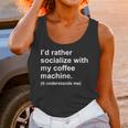 Introvert Sarcastic Coffee Lovers Unisex Tank Top Introvert Sarcastic Coffee Lovers Unisex Tank Top