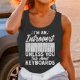 Im An Introvert Unless You Talk About Keyboards Player Unisex Tank Top