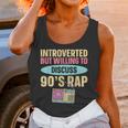 Introverted But Willing To Discuss 90's Rap Unisex Tank Top Introverted But Willing To Discuss 90's Rap Unisex Tank Top