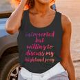 Introverted Willing To Discuss Highland Pony Introvert Unisex Tank Top Introverted Willing To Discuss Highland Pony Introvert Unisex Tank Top