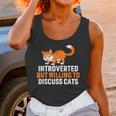 Introverts Cat Lover Introvert Antisocial Cats Anti Social Unisex Tank Top