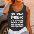 Kids Last Day Pre-K Kindergarten Here I Come Graduation Unisex Tank Top