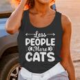 Less People More Cats Introvert's Dream Tee Unisex Tank Top