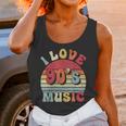 I Love 90's Music Retro Style Nostalgia Cassette 1990s Party Unisex Tank Top I Love 90's Music Retro Style Nostalgia Cassette 1990s Party Unisex Tank Top