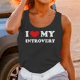 I Love My Introvert I Heart My Introvert Unisex Tank Top I Love My Introvert I Heart My Introvert Unisex Tank Top