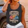 Lunch Boxes With Stickers Lunch Box Nostalgia Retro Unisex Tank Top