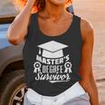 Master's Degree Survivor College Graduation Unisex Tank Top