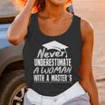 Master's Graduation Shirt For Women With Masters Degree Unisex Tank Top