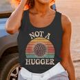 Not A Hugger Retro Sea Urchin Sarcastic Introvert Unisex Tank Top