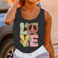 Peace Sign Love Groovy Vibes Costume Nostalgia 1980s Fashion Unisex Tank Top