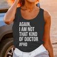 PHD Doctorate Phinished Doctoral Degree PHD Graduation Unisex Tank Top