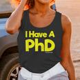 Pretty Huge Dick Joke Graduation PhD Humor Unisex Tank Top