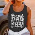 Proud Dad Of a 2021 Graduate Father Senior 21 Graduation Unisex Tank Top