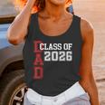 Proud Dad Of A 2026 Graduate Grad Senior Father Graduation Unisex Tank Top