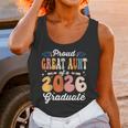 Proud Great Aunt Of a Class Of 2026 Graduate Graduation Unisex Tank Top