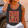 Retro Fast Food Nostalgia Vintage Diner Fries Shakes Burgers Unisex Tank Top