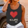 Retro Gamer 1 Life Pixel Heart – 8-Bit Gaming Nostalgia Unisex Tank Top
