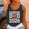 Senior Dad Class Of 2026 Cute Basketball Dad Graduation 2026 Unisex Tank Top
