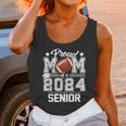 Senior Mom Class Of 2024 Football Proud Mom Graduation Unisex Tank Top