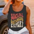 Social Distancing Expert Introvert Unisex Tank Top