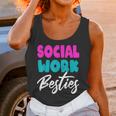 Social Worker Work Coworkers Best Friend Graduation MSW Unisex Tank Top