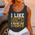 Sumo Wrestling Introvert Wrestler Sumotori Japanese Sport Unisex Tank Top