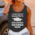 I Survived My Daughter's Engineering Degree Graduation Unisex Tank Top