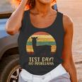 Test Day No Probllama Silhouette Teacher Student Graduation Unisex Tank Top