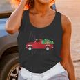 Tis The Season Holiday Nostalgia Red Truck Unisex Tank Top