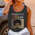 Unapologetically MHA-Ish Student Graduation Afro Unisex Tank Top