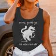 Vibes Are Off Cat Skateboard Introvert Sarcastic Humor Unisex Tank Top