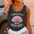 I Wanna Be Where The People Aren't Introverted Introvert Unisex Tank Top