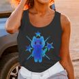 Yk2 Grunge Earthy Blue Cat With Stars Tomboy 90s Nostalgia Unisex Tank Top