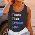 Zeta Phi Beta Doctor Graduation Zeta Phi Beta HBCU Doctor Unisex Tank Top