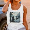Bigfoot Sasquatch & Loch Ness Monster Introvert Bruh Unisex Tank Top
