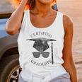 Certified Graduate Vintage Mortarboard Graduation Unisex Tank Top