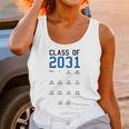 Class Of 2031 Graduation T-Shirt With Space For Handprints Unisex Tank Top