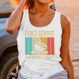 I Like Coffee And Maybe 3 People Introvert Anti-Social Unisex Tank Top