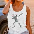 Dabbing Skeleton Nurse Halloween Graduation Unisex Tank Top
