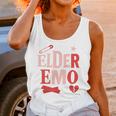 Elder Emo Retro Punk Typography Nostalgia Premium Tri-Blend Unisex Tank Top