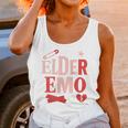 Elder Emo Retro Punk Typography Nostalgia Unisex Tank Top Elder Emo Retro Punk Typography Nostalgia Unisex Tank Top