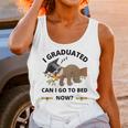 I Graduated Can I Go Back To Bed Sloth Graduation Cap Unisex Tank Top