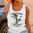 I Graduated Graduate Class 2025 Cat Graduation Unisex Tank Top