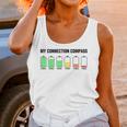 Introvert Low Battery My Connection Compass Unisex Tank Top Introvert Low Battery My Connection Compass Unisex Tank Top